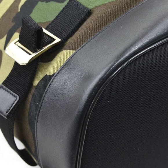 Saint Laurent Backpack Leather Canvas Ed main image 6